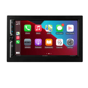 Jensen CAR714MW, 7" Touchscreen Double DIN Digital Multimedia Receiver w/ Wireless Apple CarPlay & Android Auto, Maestro Support