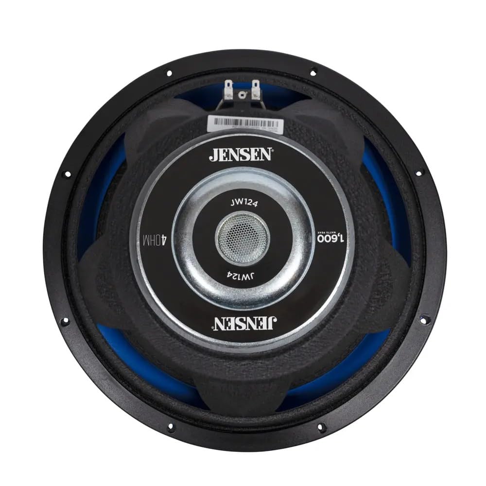Jensen JW124, 12" 4-Ohm Subwoofer
