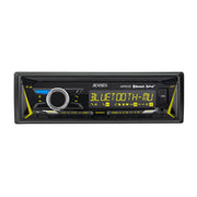 Jensen MPR2121, Multi Color Display Digital Media Receiver w/ Front Aux & USB Input