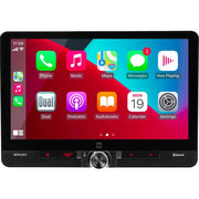 Dual DCPA1013, 10.1" Floating Screen Touchscreen Double DIN Digital Multimedia Receiver w/ Wireless Apple CarPlay & Android Auto