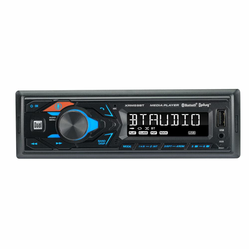 Dual XRM59BT, Digital Media Receiver w/ Front Aux & USB Input