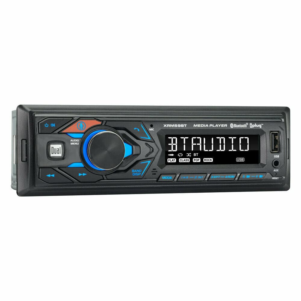 Dual XRM59BT, Digital Media Receiver w/ Front Aux & USB Input