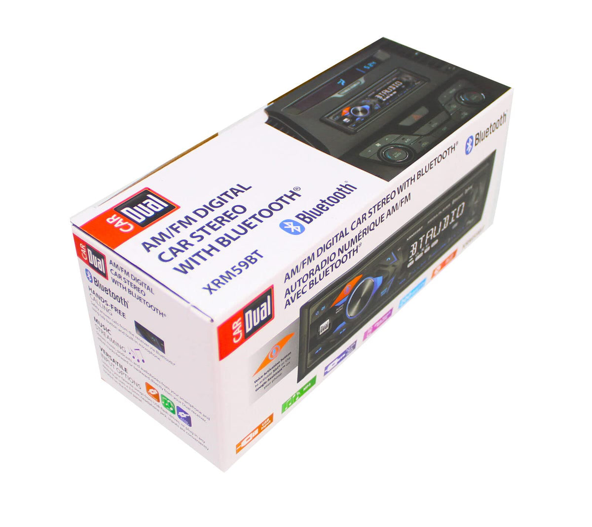 Dual XRM59BT, Digital Media Receiver w/ Front Aux & USB Input