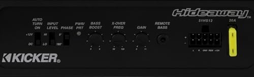 Kicker HS12, Hideaway 12" Compact Powered Subwoofer (51HS12) (OB)
