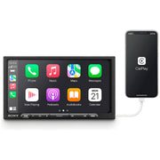 Sony XAV-AX3700, 6.95" Double Din Digital Multimedia Receiver w/ Apple CarPlay® and iDatalink® Maestro® Compatibility (OB)