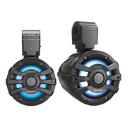 Kenwood XM65TBL, eXcelon Motorsports 6.5" 2-Way Coaxial Tower Speakers with Illumination, Black