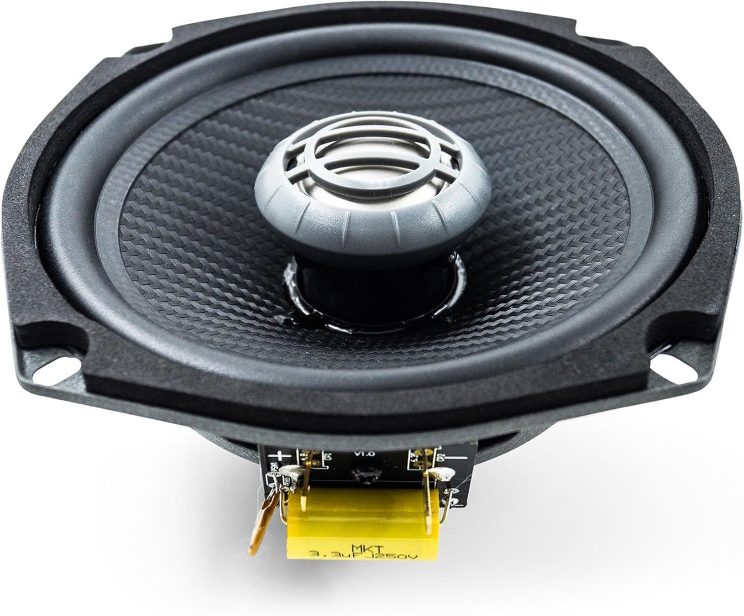 Kenwood XM50R, 5.25" 2-Way Coaxial Speakers for Select 1998-2013 Harley-Davidson Motorcycles (Rear)