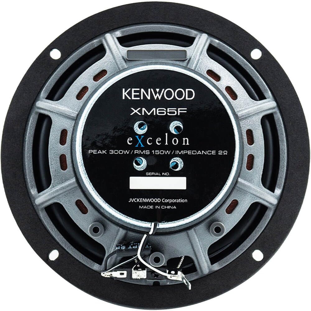 Kenwood XM65F, 6.5" 2-Way Coaxial Speakers for Select 2014-Up Harley-Davidson Motorcycles (Front)