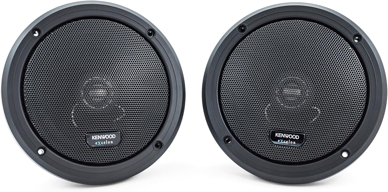 Kenwood XM65FR, 6.5" 2-Way Coaxial Speakers for Select 2014-Up Harley-Davidson Motorcycles (Rear)
