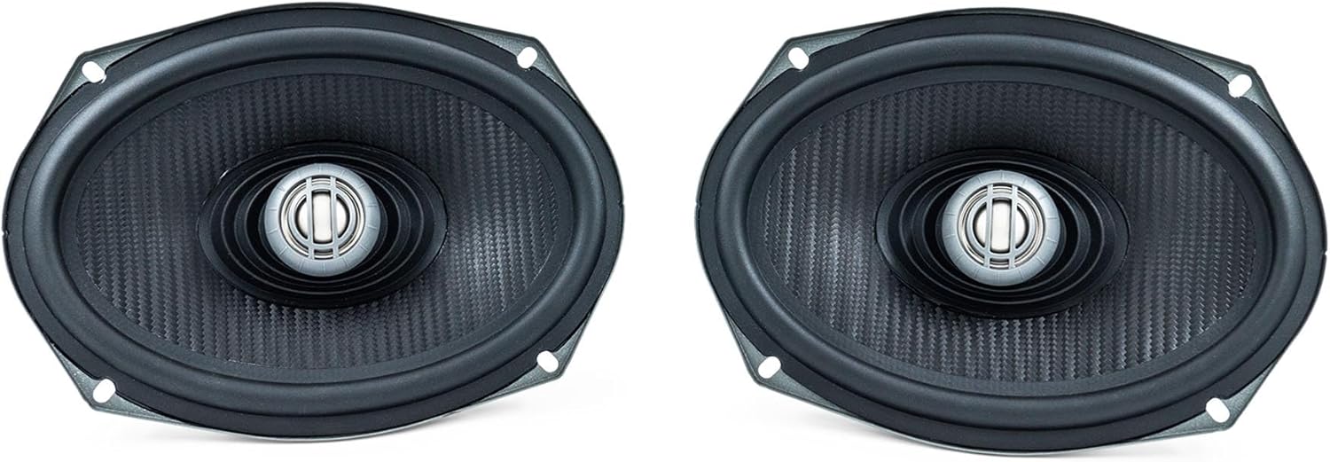 Kenwood XM69R, 6x9" 2-Way Coaxial Speakers for Select 1998-Up Harley-Davidson Motorcycles (Rear)