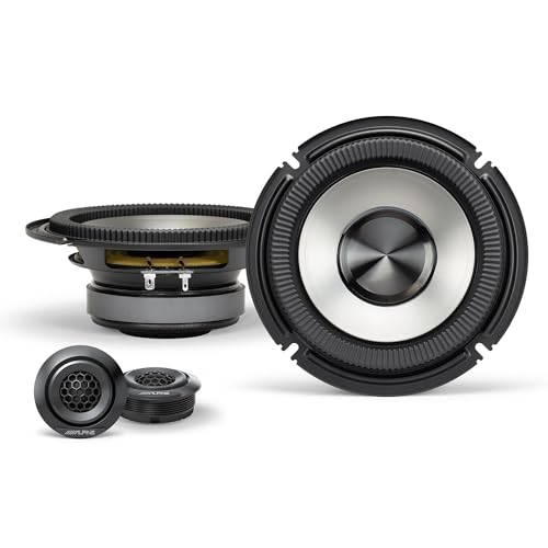 Alpine BRV-S65C, BassRev 6.5" 2-Way Component Speaker System (OB)