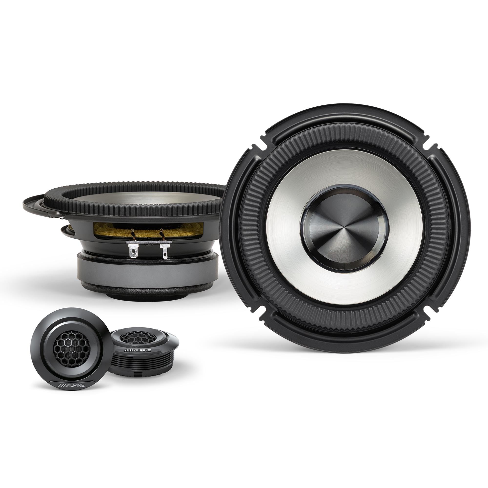 Alpine BRV-S65C, BassRev 6.5" 2-Way Component Speaker System (OB)