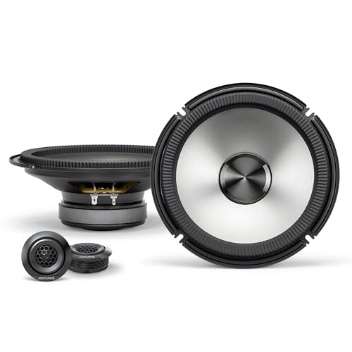Alpine BRV-S80C, BassRev 8" 2-Way Component Speaker System (OB)