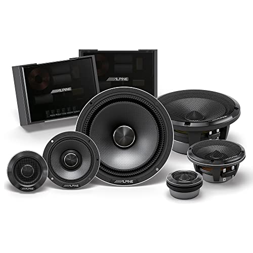 Alpine HDZ-653, Status Series Hi-Res 6.5" 3-Way Component Car Speakers