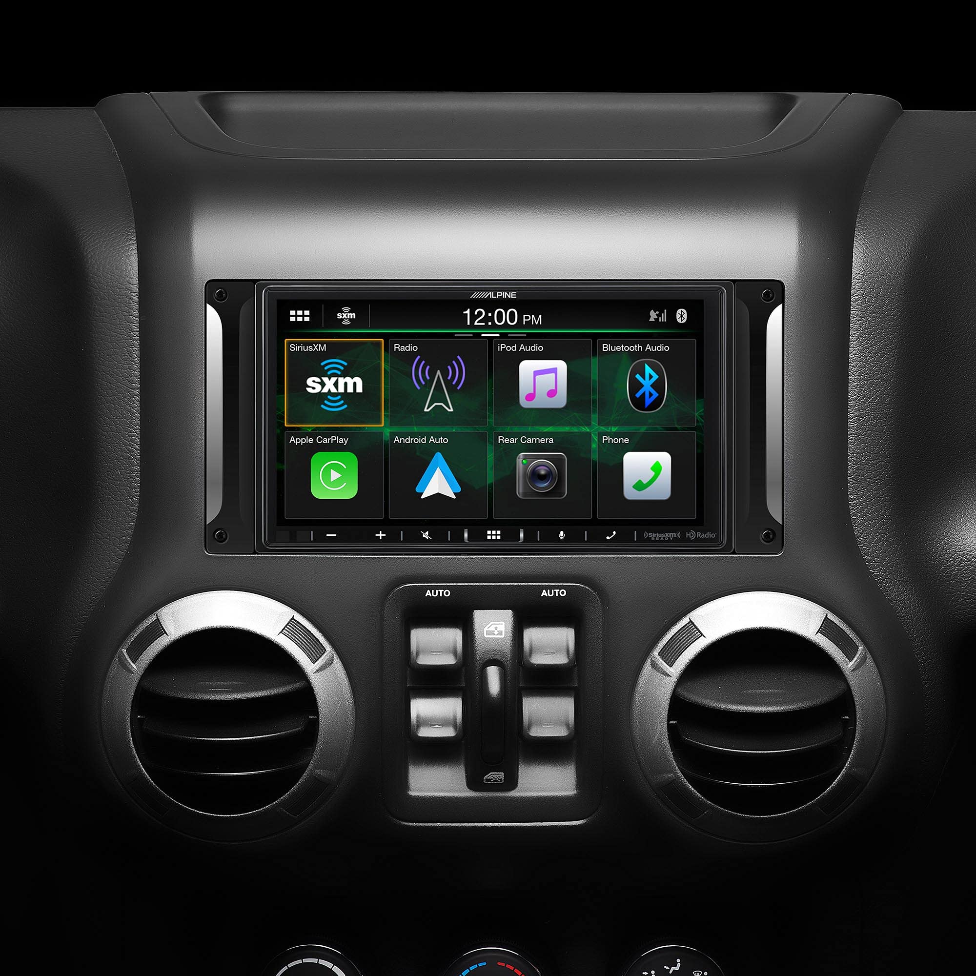 Alpine i407-WRA-JK, 7" Digital Media Receiver for 2011-2018 Jeep Wrangler JK (OB)