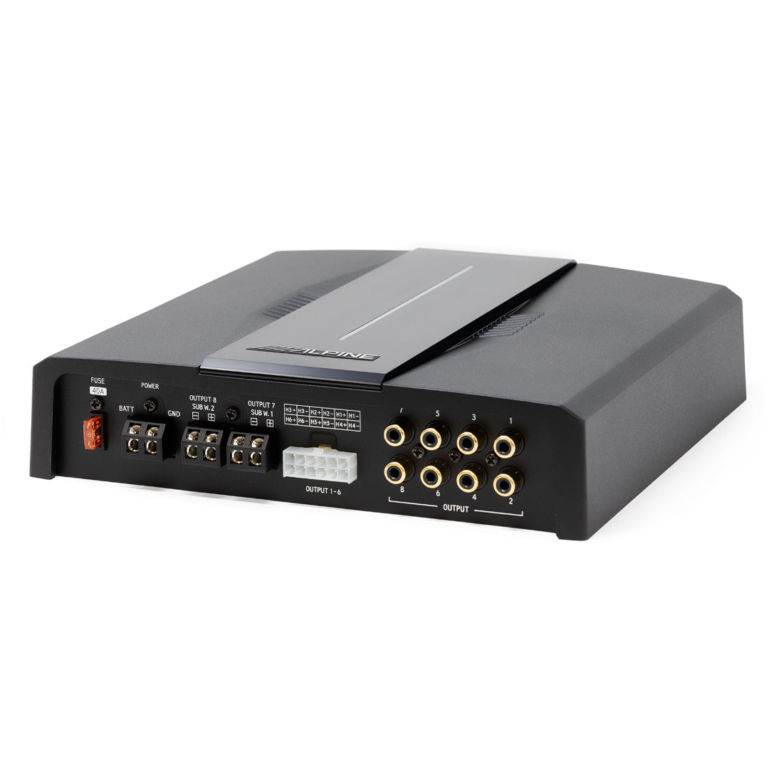 Alpine PXE-C80-88, Optim8 8-Channel Sound Processor & Amplifier w/ Sound Tuning