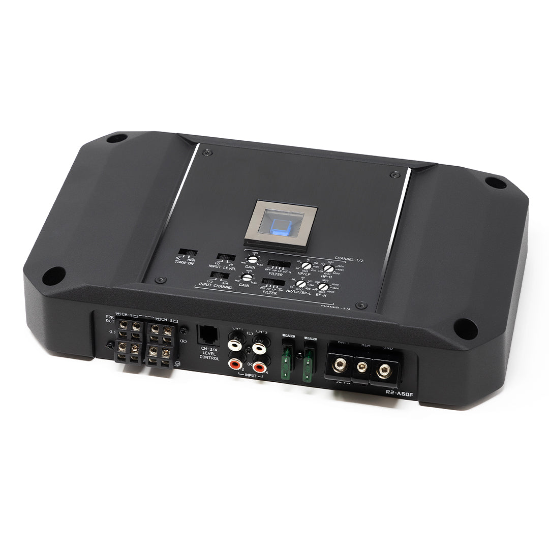 Alpine R2-A60F, R Series 4 Channel Class D Hi-Res Full Range Amplifier - 600W
