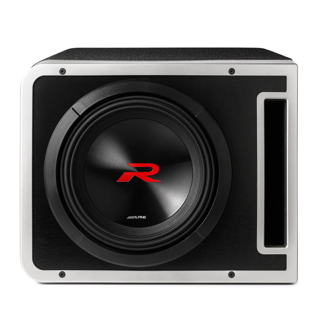 Alpine R2-SB10V, Halo R Series Loaded Single 10" Vented Subwoofer Enclosure (OB)