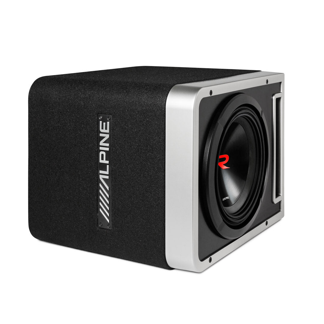 Alpine R2-SB12V, Halo R Series Loaded Single 12" Vented Subwoofer Enclosure (OB)