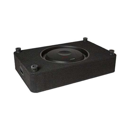 Alpine RS-SB10, Halo R Series 10" Loaded 2 Ohm Shallow Subwoofer Enclosure, 600 Watts (OB)