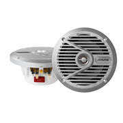 Alpine SPS-M601, S Series Marine 6" 2-Way Coaxial Speaker, 110 Watts Peak Power (Silver Grille) (OB)