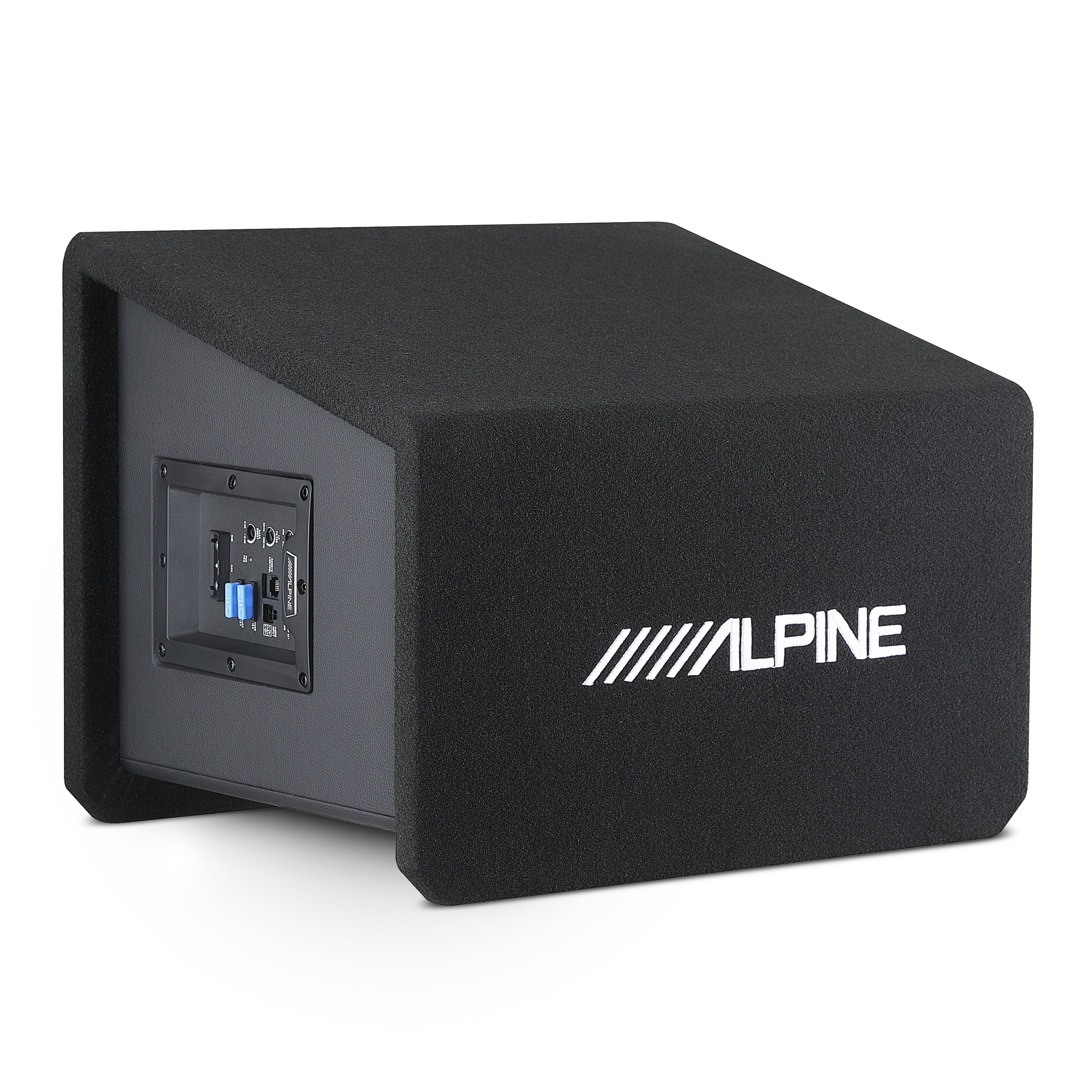 Alpine PWE-SB10, PWE 10" Single Powered Wedge Subwoofer Enclosure - 450W (OB)
