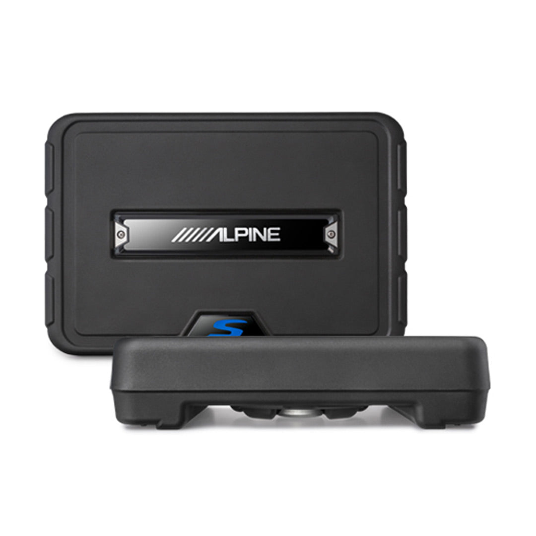 Alpine SS-SB10, Halo S Series 10" Loaded 2 Ohm Shallow Subwoofer Enclosure, 300 Watts (OB)