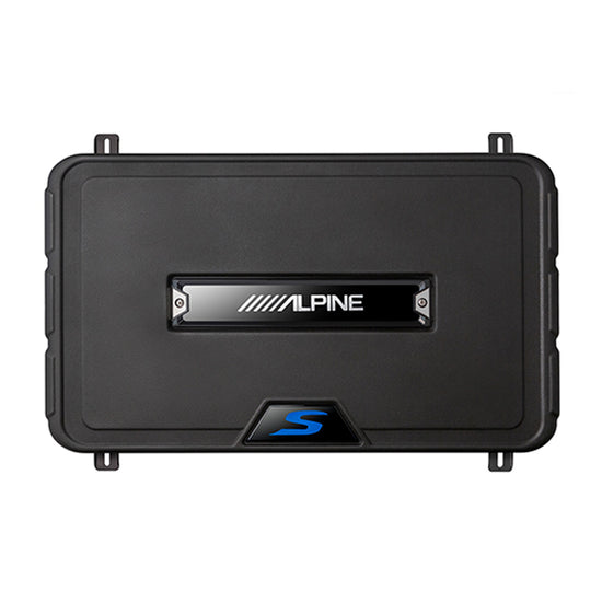 Alpine SS-SB12, Halo S Series 12" Loaded 2 Ohm Shallow Subwoofer Enclosure, 300 Watts (OB)