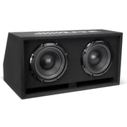 Alpine W-DB10V, 10” Bass Series Dual Preloaded Vented Wedge Enclosure - 750W (OB)