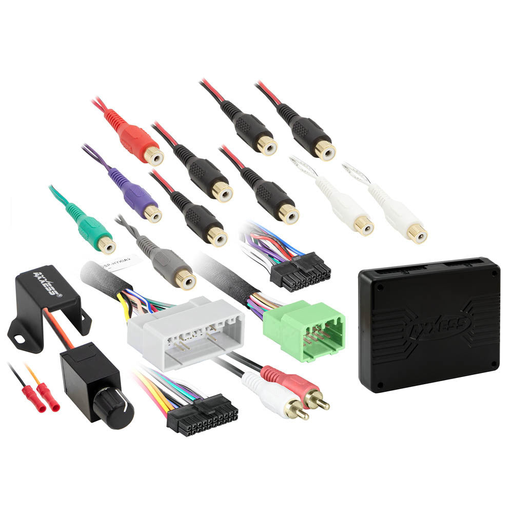Axxess AXDSPX-HK2, DSP Data Interface with Amplifier Bypass Harness - Fits Select Hyundai