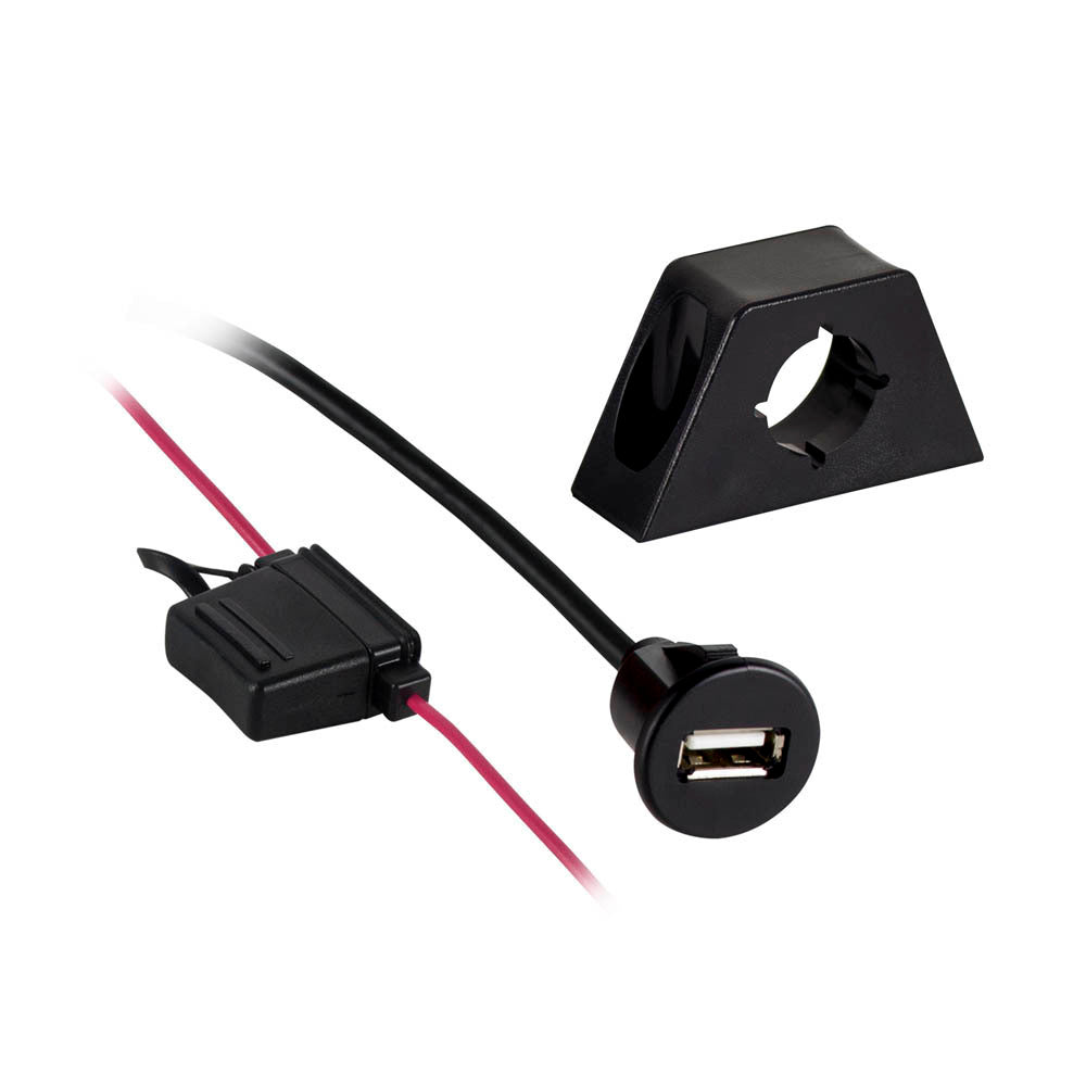 Axxess AXUSB-1PM, Universal Panel Mount 2.1 AMP USB Charging Jack
