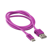 Axxess AXUSBC-PK, USB-C Replacement Cable- 3 Ft, Pink