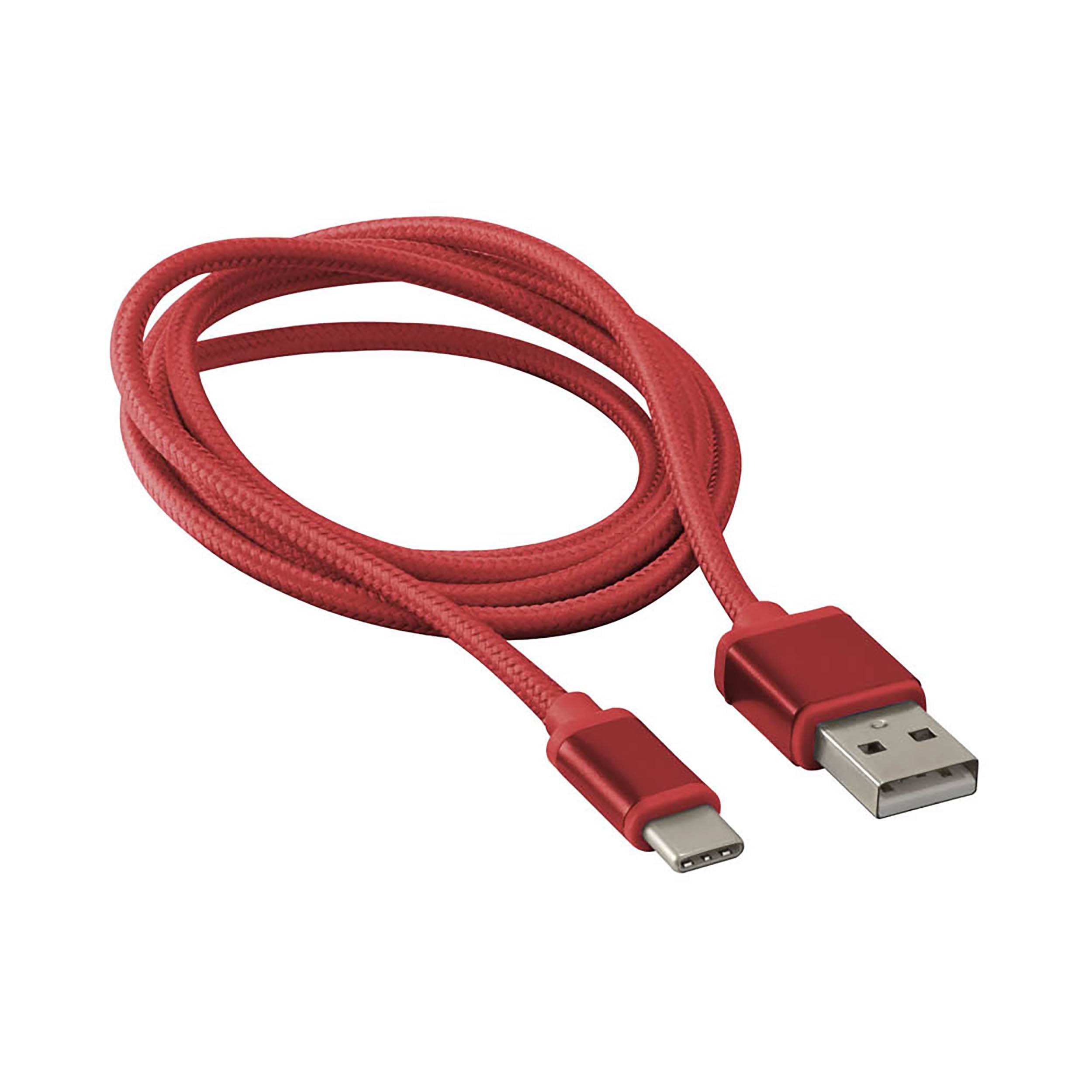 Axxess AXUSBC-RD, USB-C Replacement Cable - 3 Ft, Red