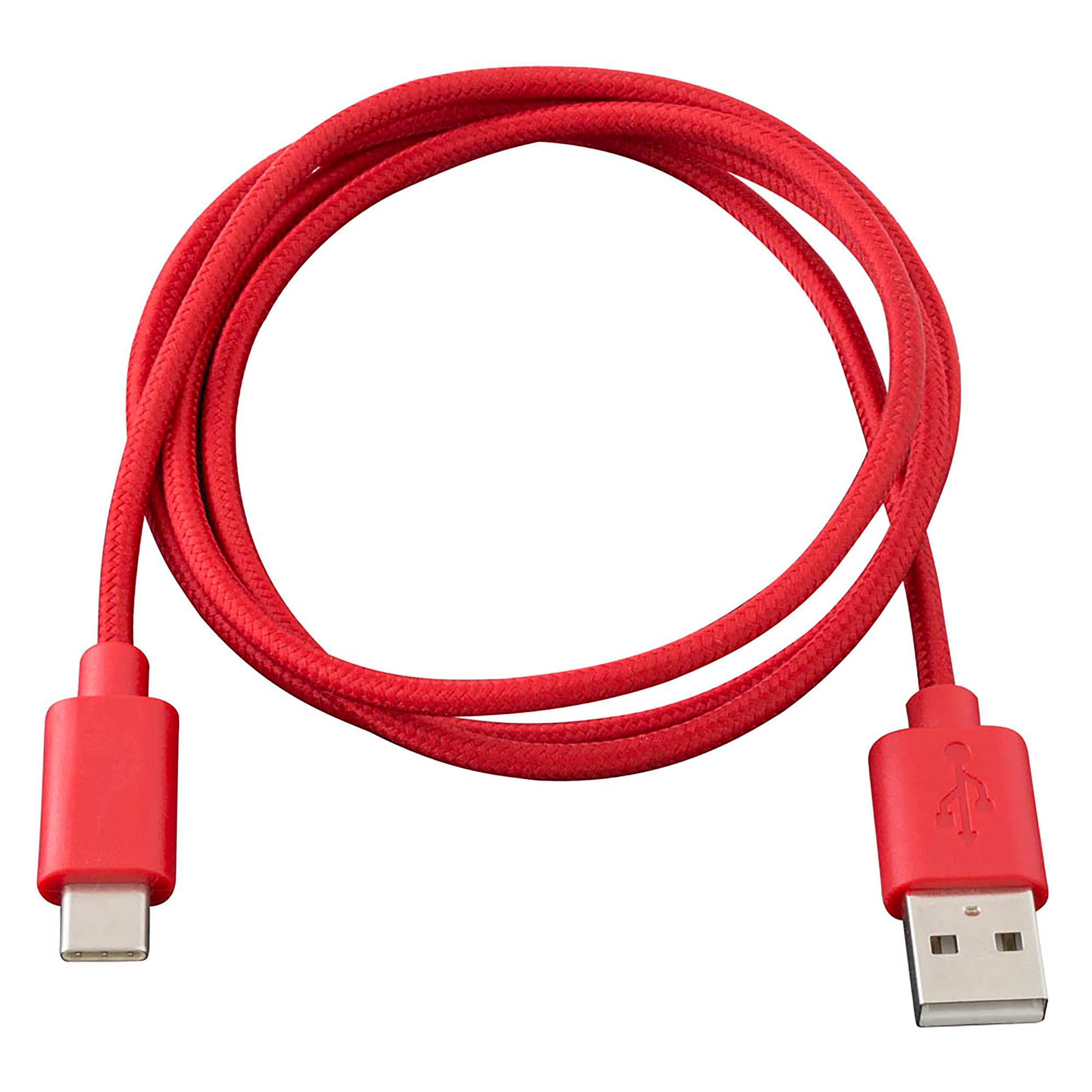 Axxess AXUSBC-RD, USB-C Replacement Cable - 3 Ft, Red