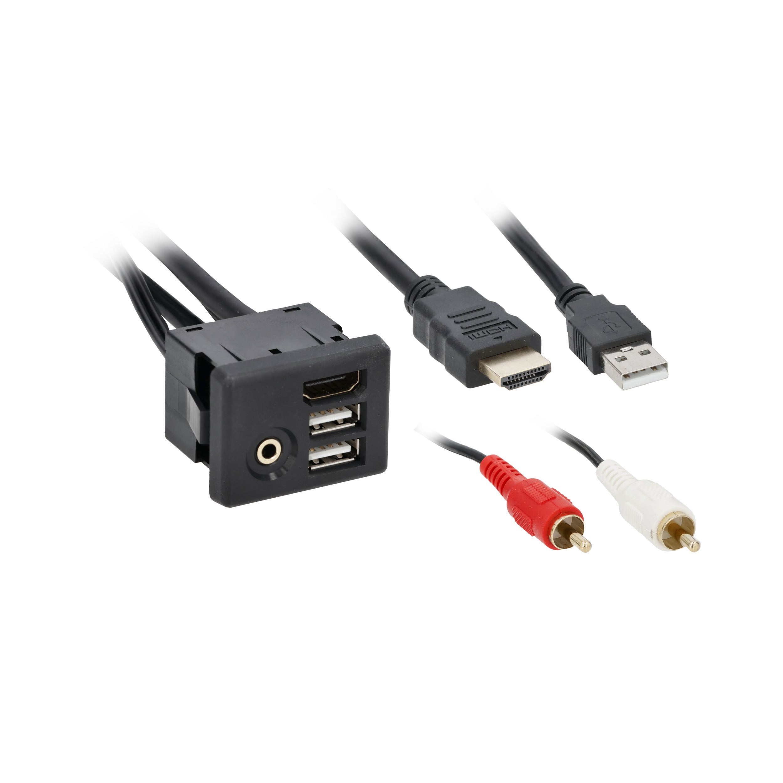 Axxess AXUSB-GM3, USB/AUX/HDMI® Panel Fits GM/Buick Models 2012-2021