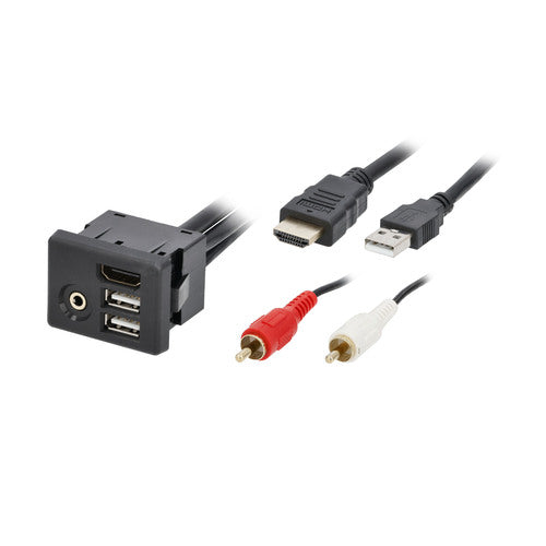 Axxess AXUSB-GM3, USB/AUX/HDMI® Panel Fits GM/Buick Models 2012-2021