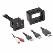 Axxess AXUSB-RAM1-6, USB/AUX/HDMI® Panel Fits Chrysler/Dodge/Jeep 2015-UP