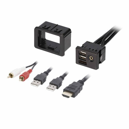 Axxess AXUSB-RAM1-6, USB/AUX/HDMI® Panel Fits Chrysler/Dodge/Jeep 2015-UP