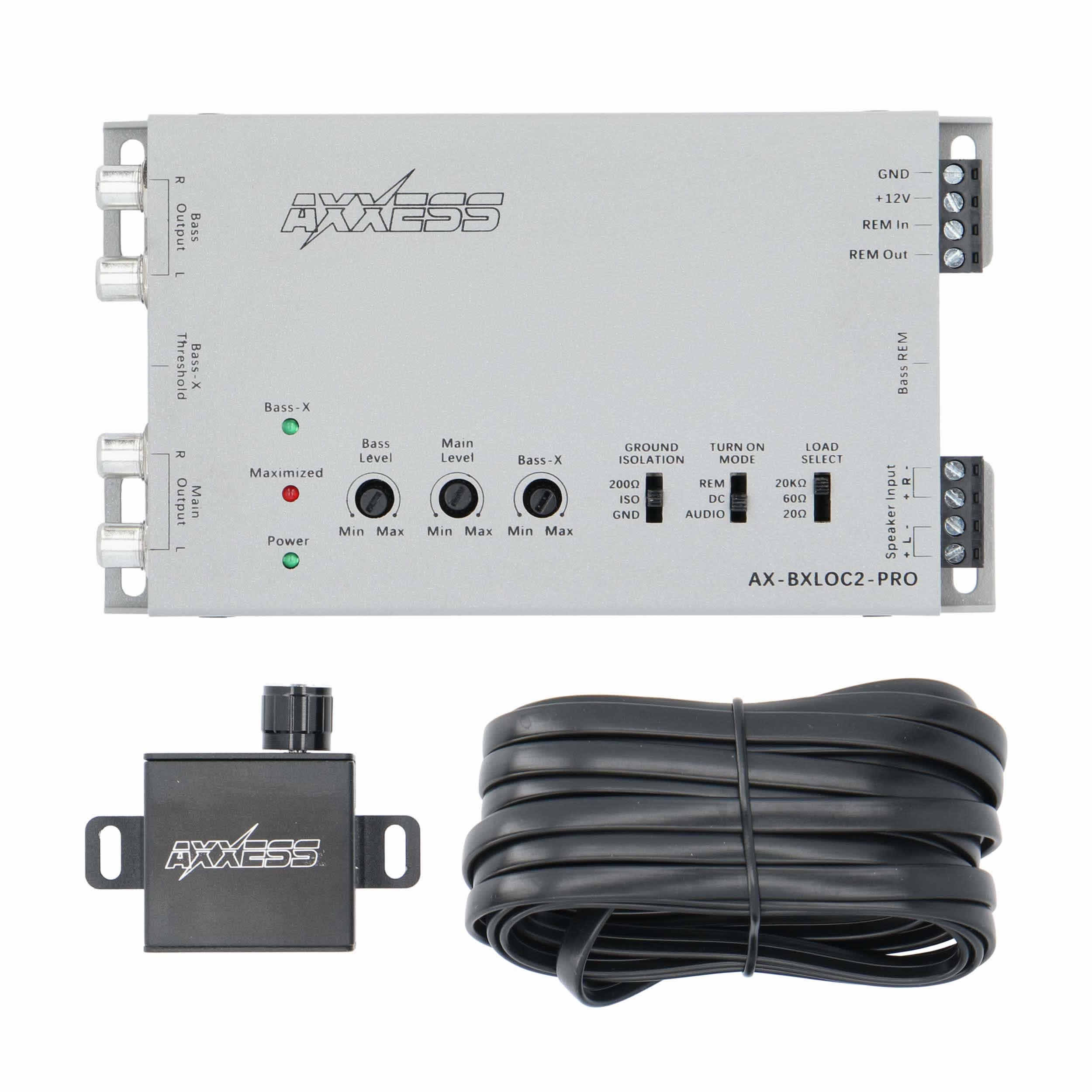 Axxess AX-BXLOC2-PRO, 4 Channel Active LOC w/ Bass Restoration