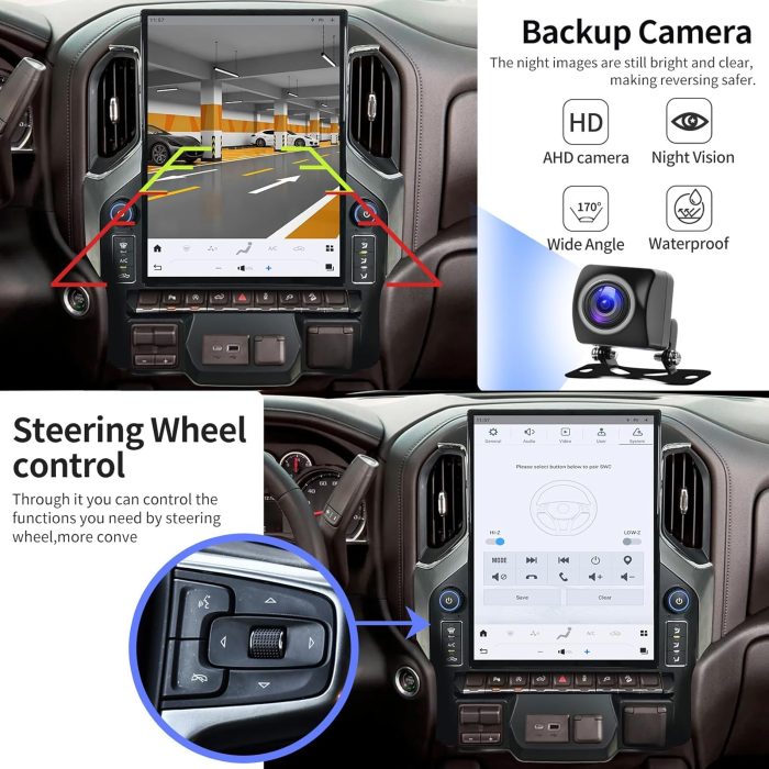 Vinland T14GM1-15, Titan Series 15.6" Receiver for Select Chevrolet Sliverado / GMC Sierra 2019-2023