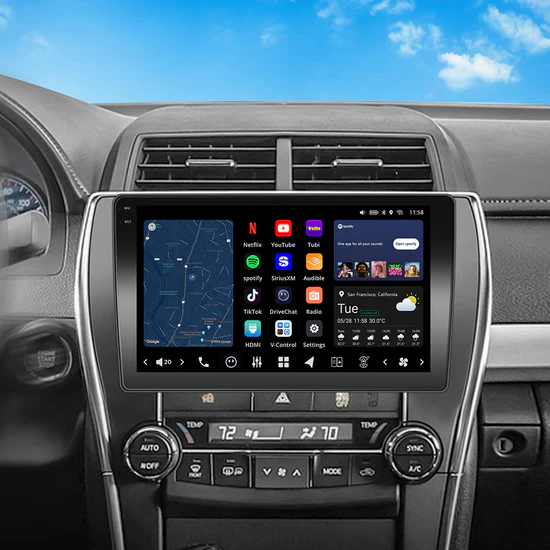 Vinland V13CR111N, Vision 10" Digital Multimedia Receiver for Toyota Camry 2015-2017