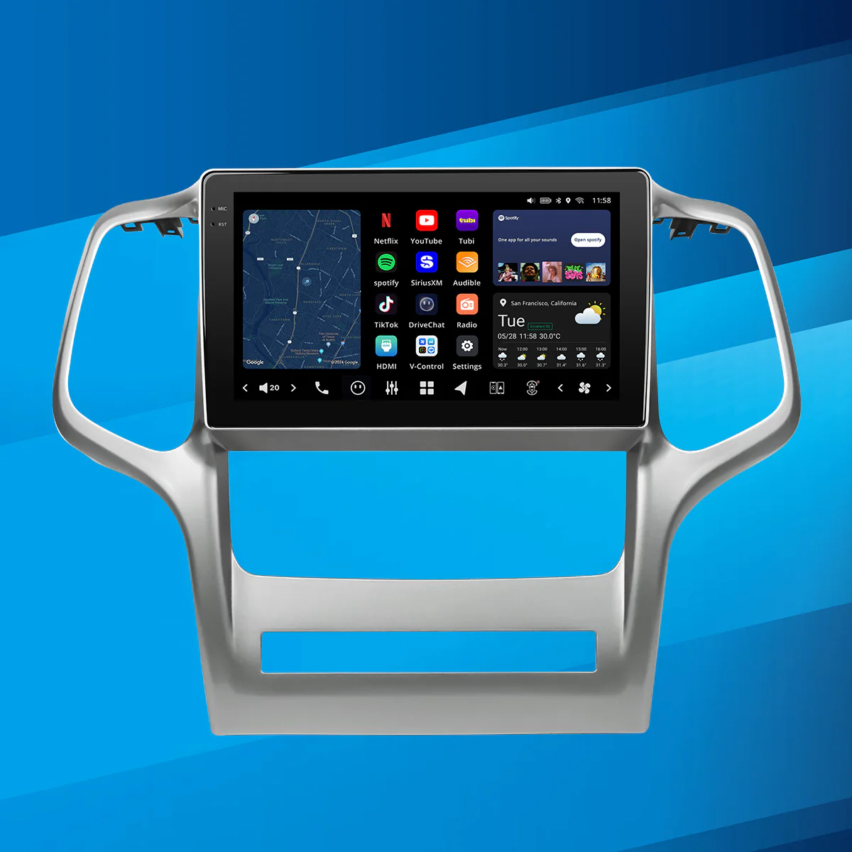 Vinland V13GC109N, Vision Radio for Jeep Grand Cherokee 2011-2013