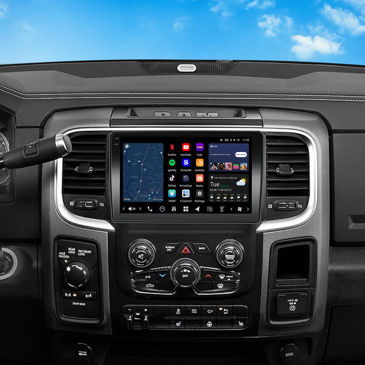 Vinland V13R1A09N, Vision Radio for RAM Auto AC 2013-2018