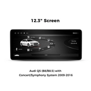 Vinland VADQ54XL12A8, 12.3" Digital Multimedia Receiver for Audi Q5 (B8/B8.5) 2009-2016 with Concert/Symphony System