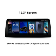 Vinland VBMX54L12B8, 12.3" Digit+D15al Multimedia Receiver for BMW X5 Series (E70) 2010-2013 with CIC System