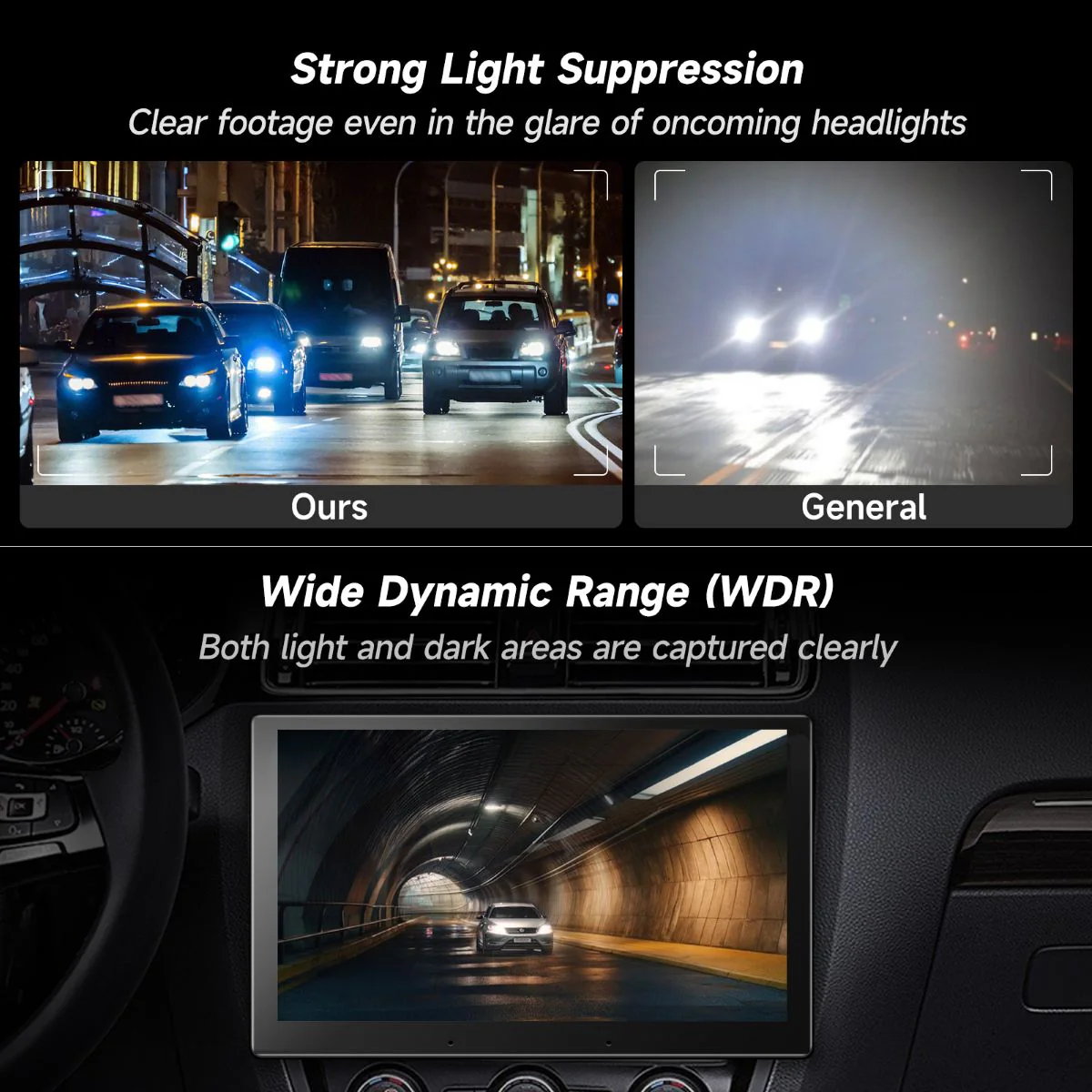 Vinland VIN-FHD02LR, Rear Recording Camera FHD 1080P Real-Time Recording
