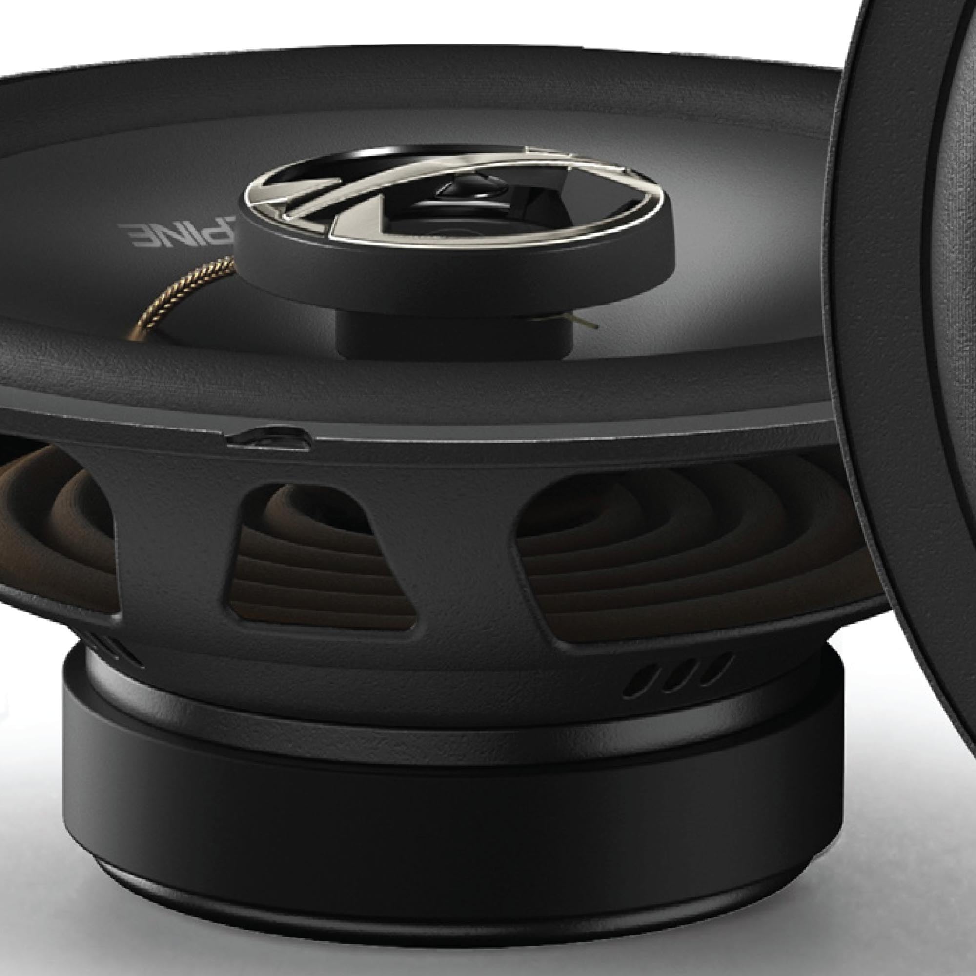 Alpine EL-E65-G, 6.5" 2-Way Coaxial Speakers w/ Grille (OB)
