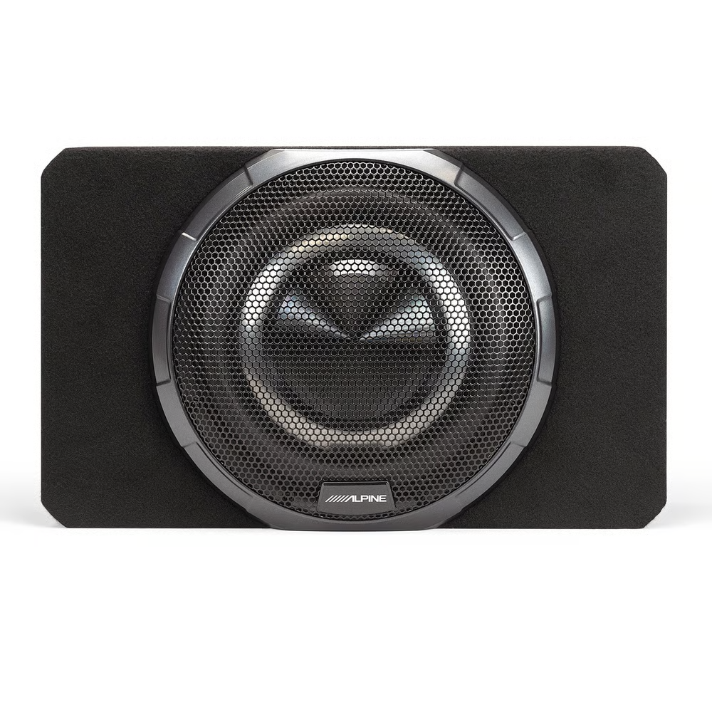 Alpine PWV-SB10, BassRev 10" Loaded Active Subwoofer Enclosure (OB)