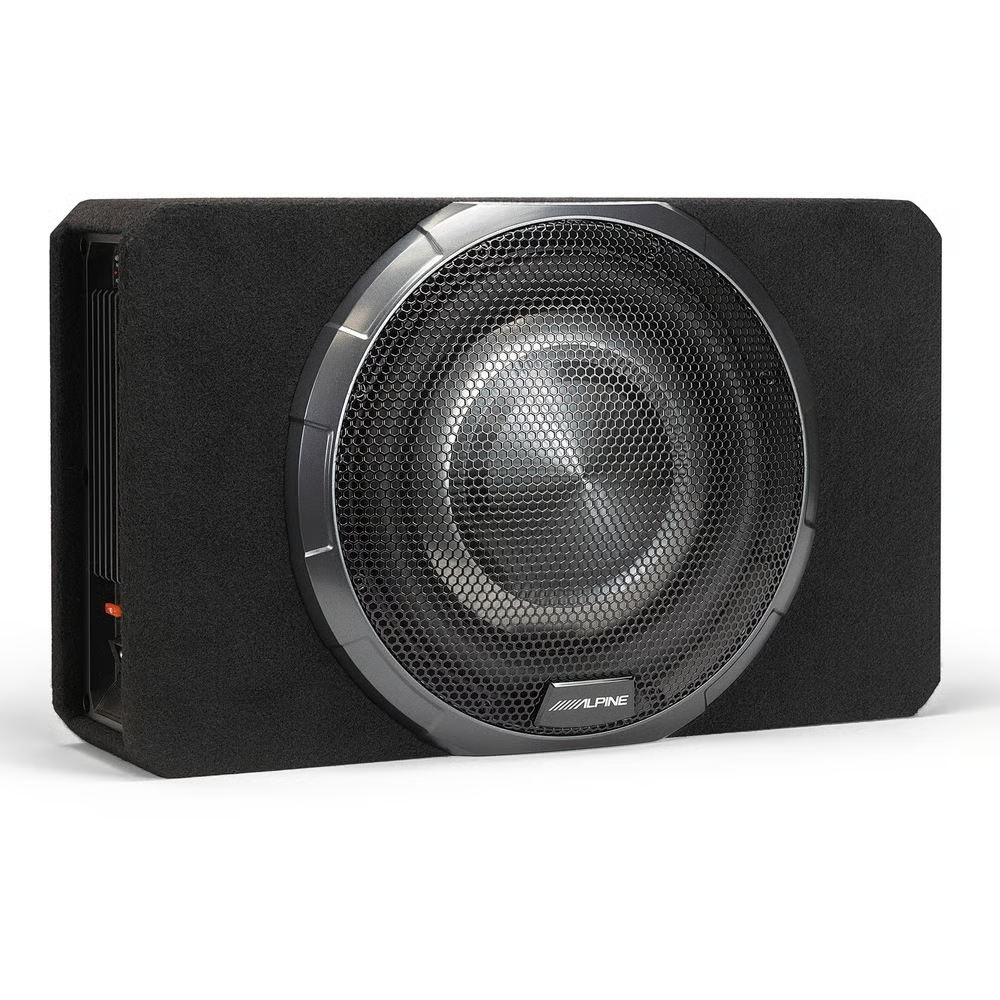 Alpine PWV-SB10, BassRev 10" Loaded Active Subwoofer Enclosure (OB)