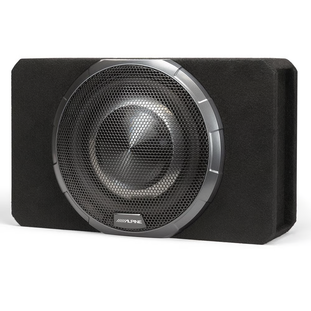 Alpine PWV-SB10, BassRev 10" Loaded Active Subwoofer Enclosure (OB)